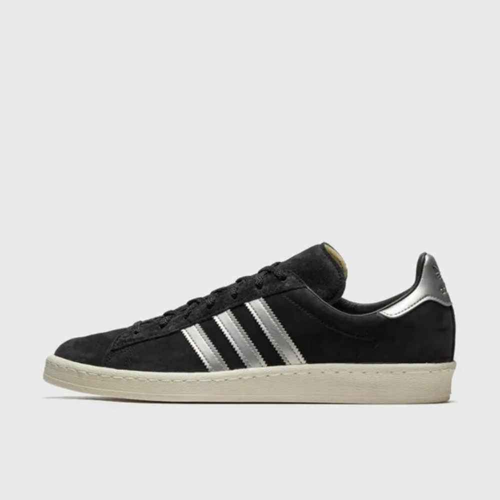 Adidas Campus 80s - Black/White/Silver - rare